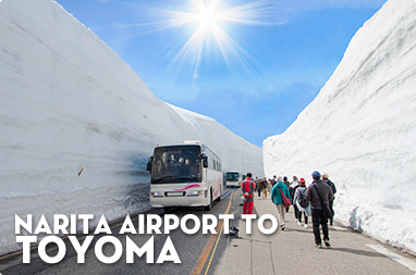 Narita airport to Toyoma